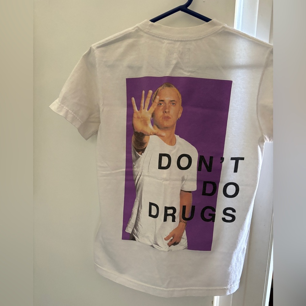 Slim Shady Anniversary Edition Eminem PSA Don’t Do Drugs T Shirt Size S
